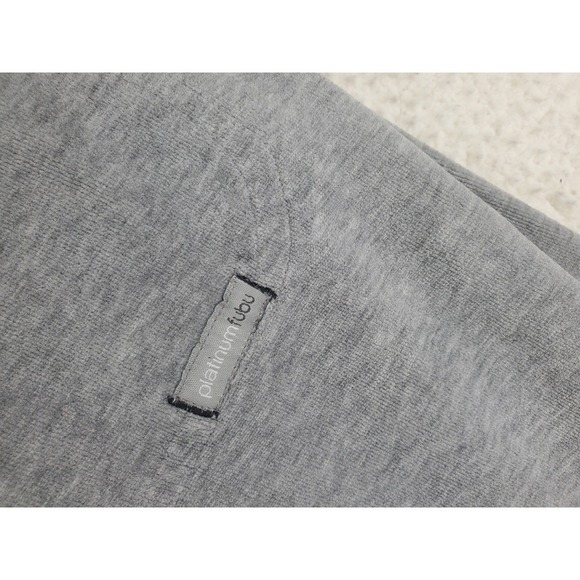 Vtg Y2K Fubu Platinum ALi Gray Sweatpants Men L Gray Loose Drawstring (30-34x30) - Picture 8 of 13